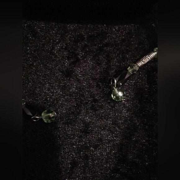 Versatile Magnetic Hematite & Silver Beaded Wrap Necklace - Picture 6 of 9